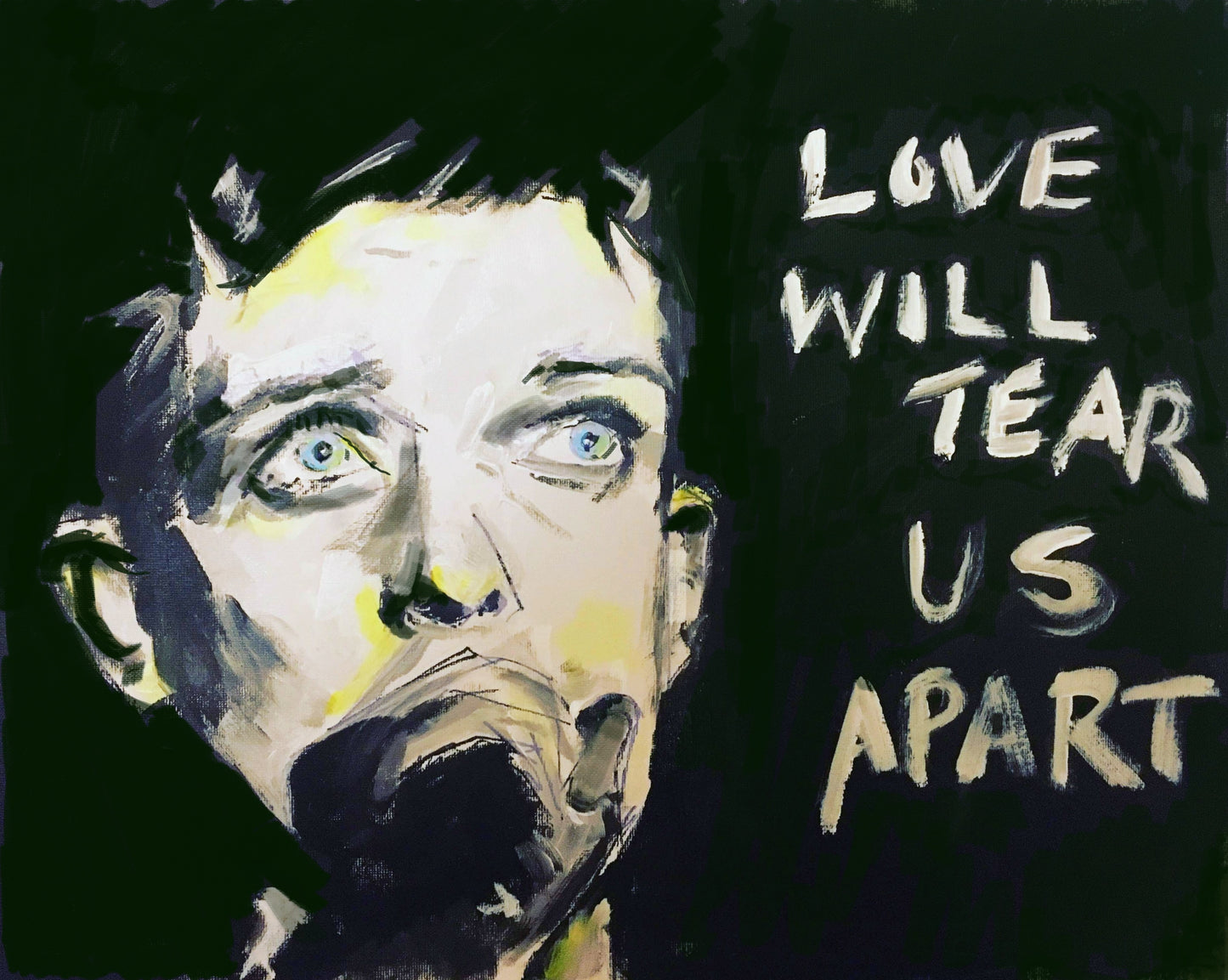 Ian Curtis (Joy Division) limited edition giclee art print
