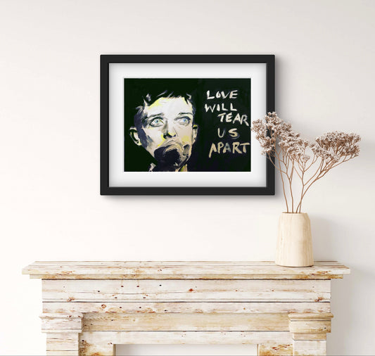Ian Curtis (Joy Division) limited edition giclee art print
